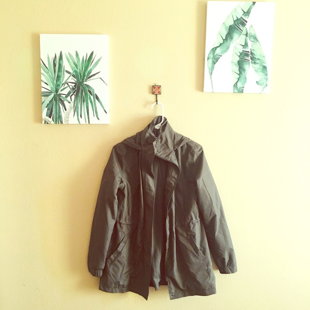 Army green coat rainproof